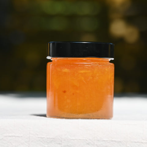 One jar of peach jam